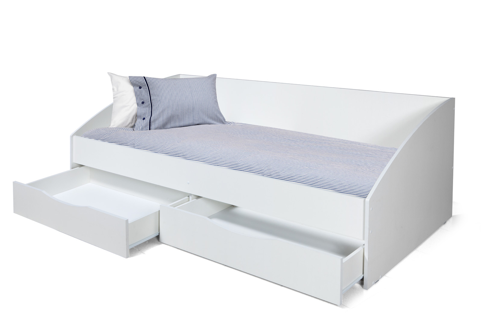 Кровать Фея с ящиками (белый)