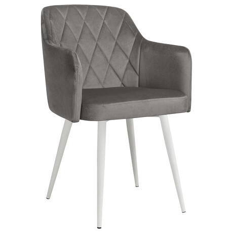 Стул Олмеко Киото (велюр тенерифе стоун/белый)