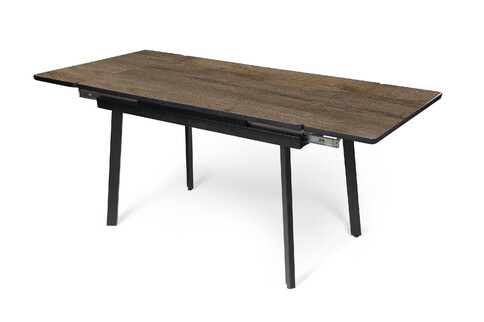 Обеденный стол Гранд 1200х800мм+300мм+300мм МДФ+HPL пластик кромка эмаль (дуб самдал)