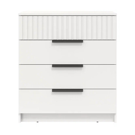 Комод 67.20 Брандо (белый / ДВПО: белый / фасады: МДФ с ПВХ белый)