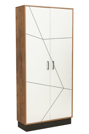 Шкаф 54.14 Гамма (таксония/черный/белый)